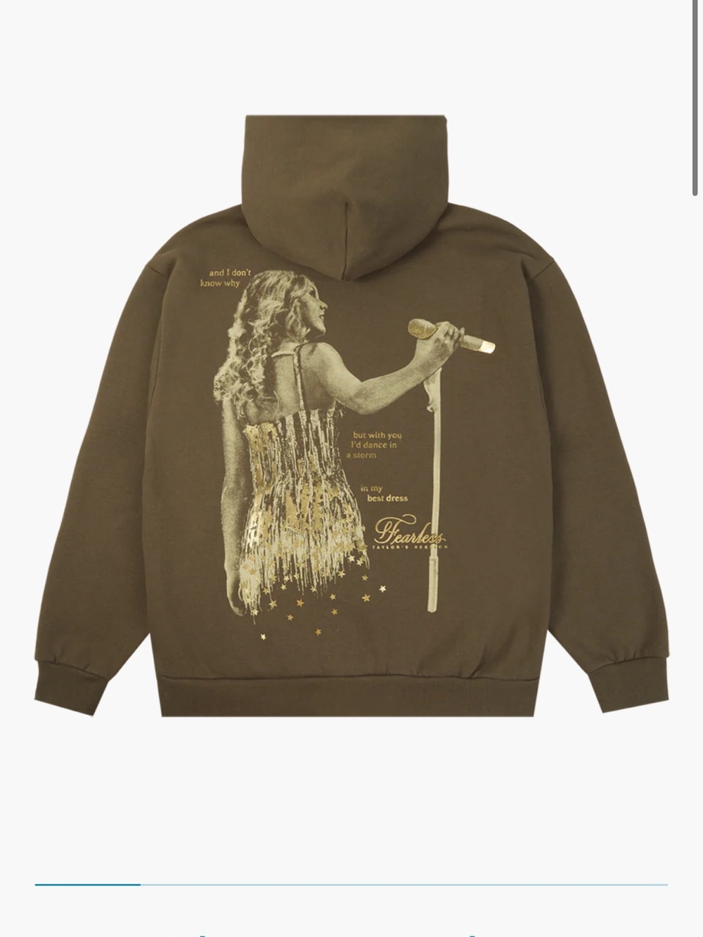Taylor Swift FEARLESS (TAYLOR'S VERSION) DANCE IN A STORM HOODIE
